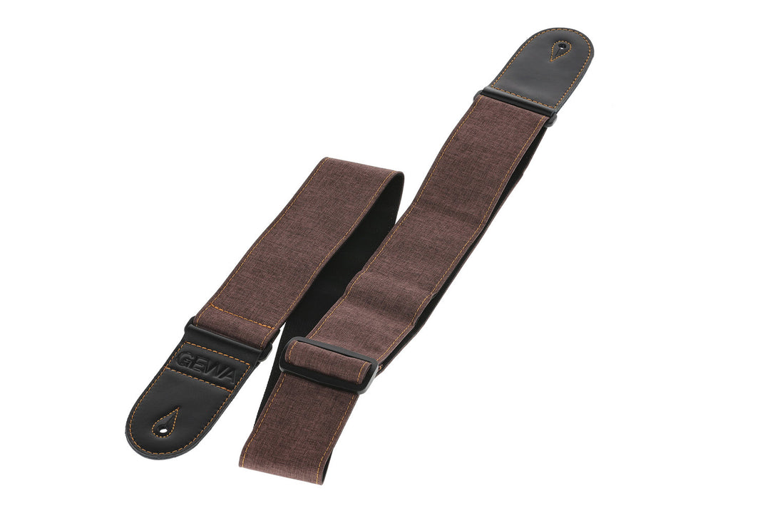 GEWA Chitarre Cinghie Nuovi colori - marrone terra (60 mm)
