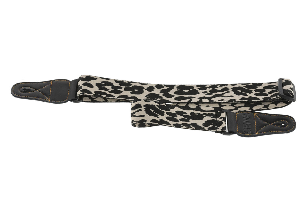GEWA Cinghie per chitarra GEWA Animal Edition - Panther (50 mm)