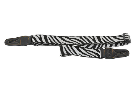 GEWA Animal Edition tracolla per chitarre, zebra, nylon, 50 mm