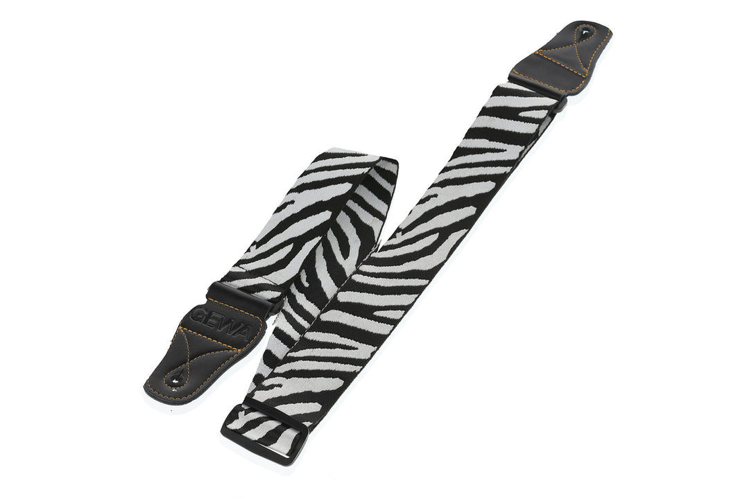 GEWA Guitar Straps GEWA Animal Edition - Zebra (50 mm)