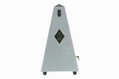 Wittner Metronomo a forma di piramide - Argento opaco brillante 845202