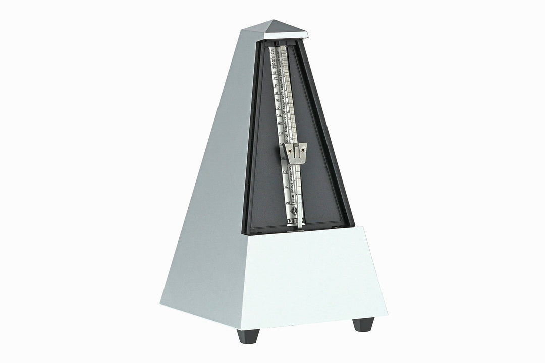 Wittner Metronomo a forma di piramide - Argento opaco brillante 845202