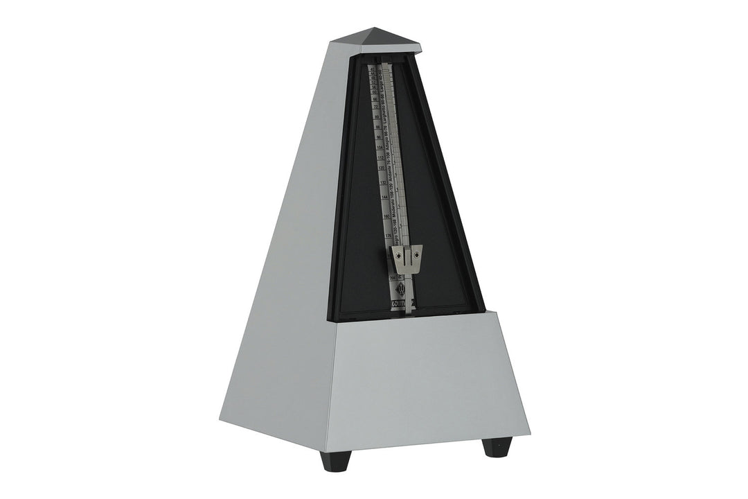 Wittner Metronomo a forma di piramide - Siver matt bright 855202