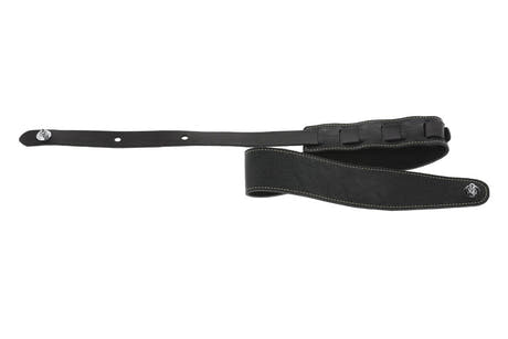 GEWA Premium Pattern 65 tracolla per chitarra con Security Locks, nero satinato