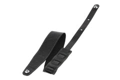 GEWA Premium Pattern 65 tracolla per chitarra con Security Locks, nero satinato