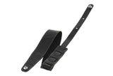 GEWA Premium Pattern 65 tracolla per chitarra con Security Locks, nero satinato