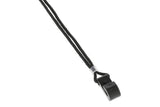 Fire & Stone tracolla per buca per chitarre classiche, nera, 25 mm, fettuccia bianca