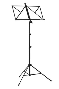 GEWA leggio leggero, nero, da 50 a 102 cm, con custodia