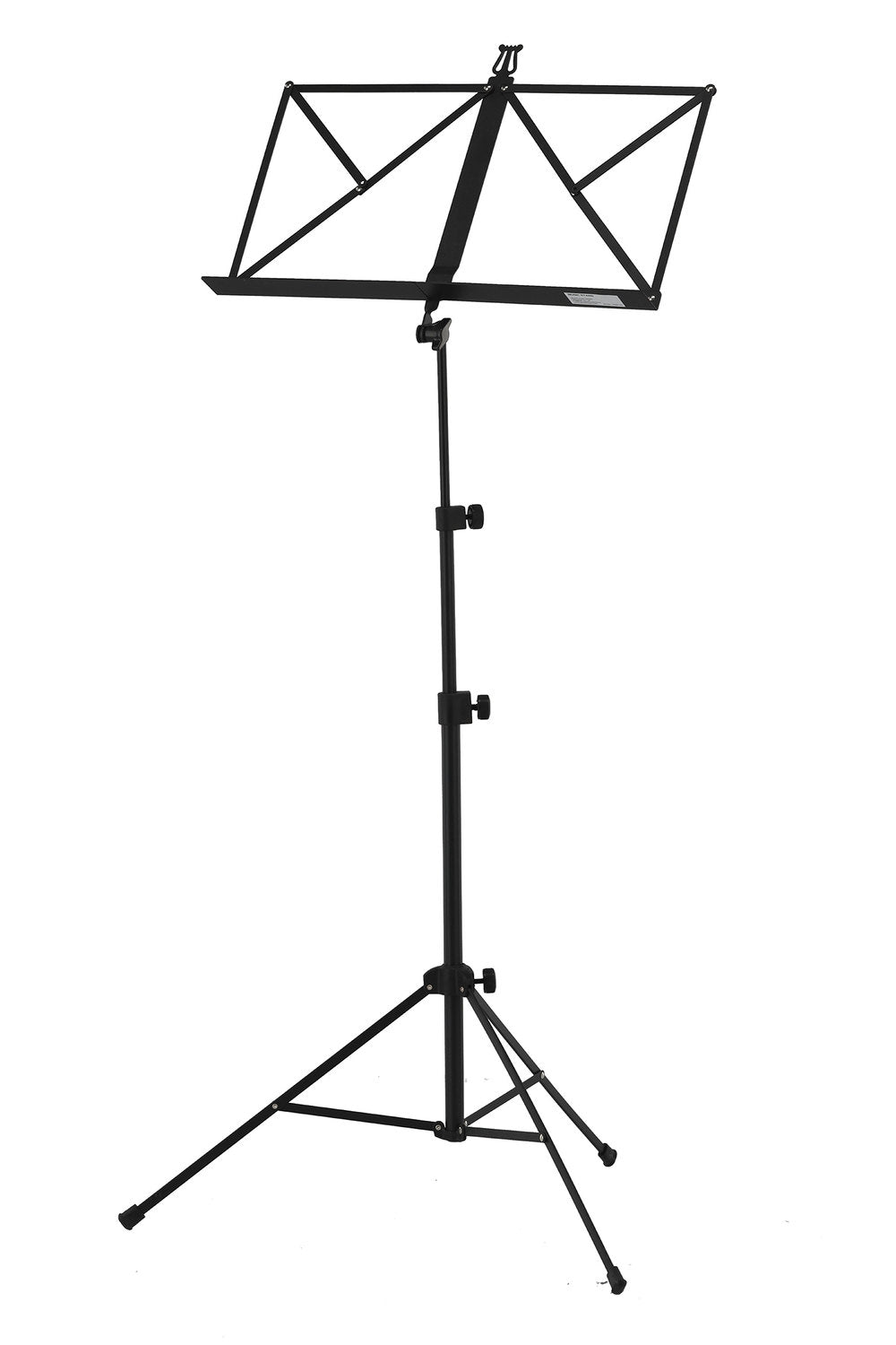 GEWA leggio leggero, nero, da 50 a 102 cm, con custodia