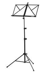 GEWA leggio leggero, nero, da 50 a 102 cm, con custodia