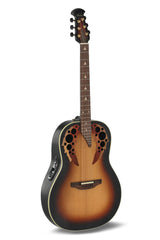Ovation E-Acoustic Guitar Pro Series Elite Deep Bowl Non-Cutaway - Sunburst (1718-1-G)