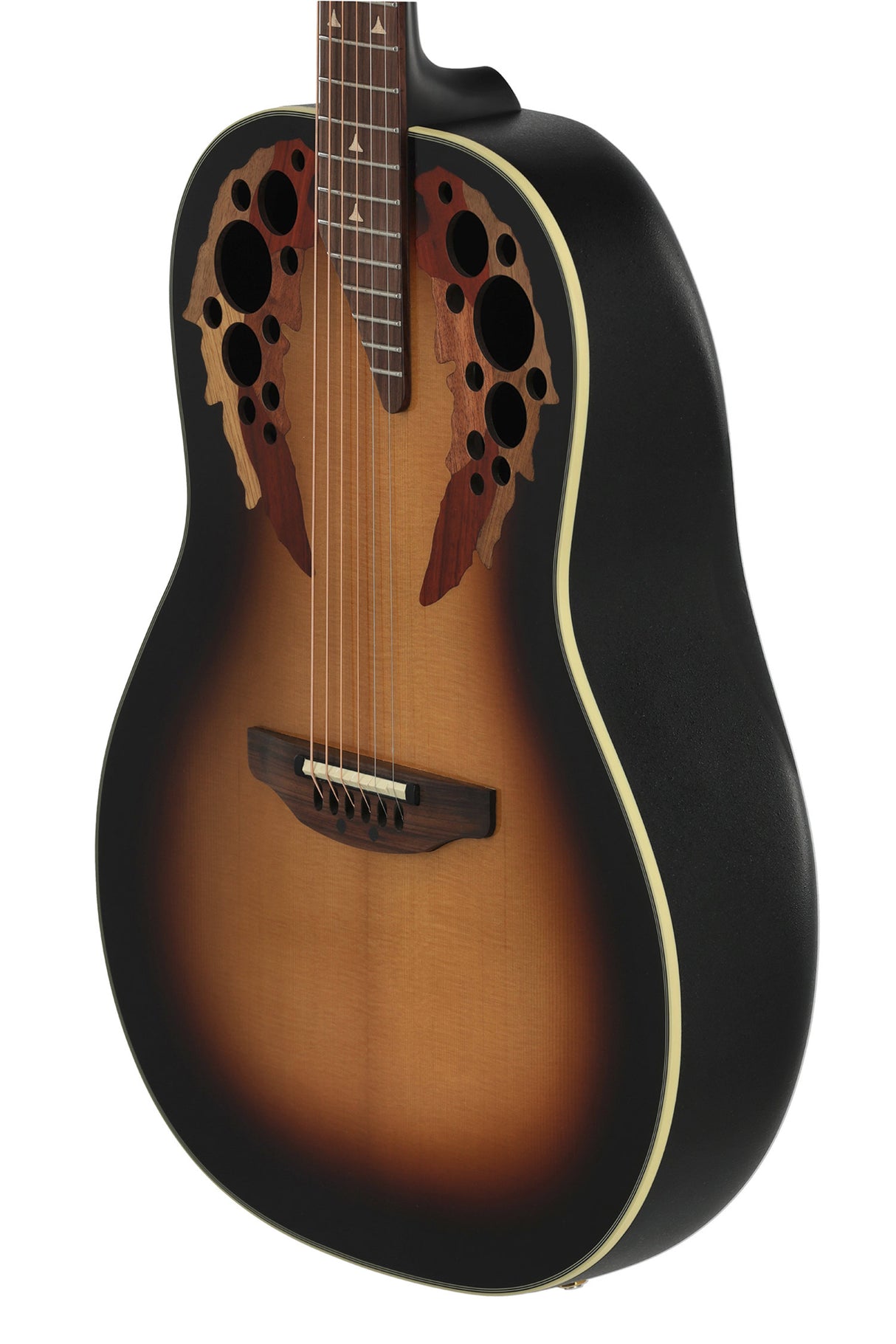 Ovation E-Acoustic Guitar Pro Series Elite Deep Bowl Non-Cutaway - Sunburst (1718-1-G)