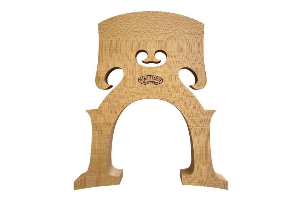 Milo Stamm Student ponticello per violoncello modello B, piedi pretagliati, 1/8