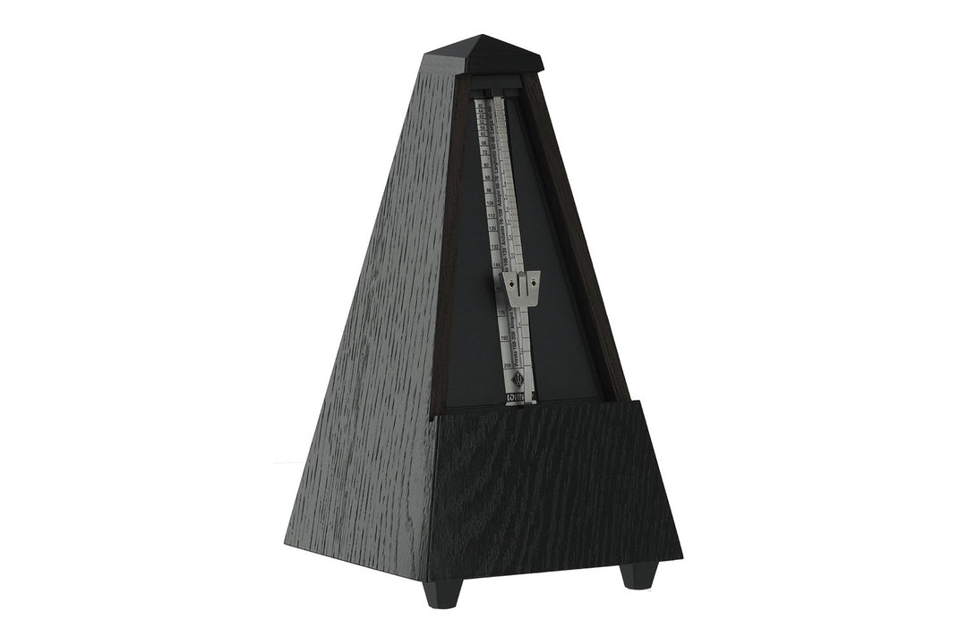 Wittner Metronomo a forma di piramide - Rovere nero opaco 819