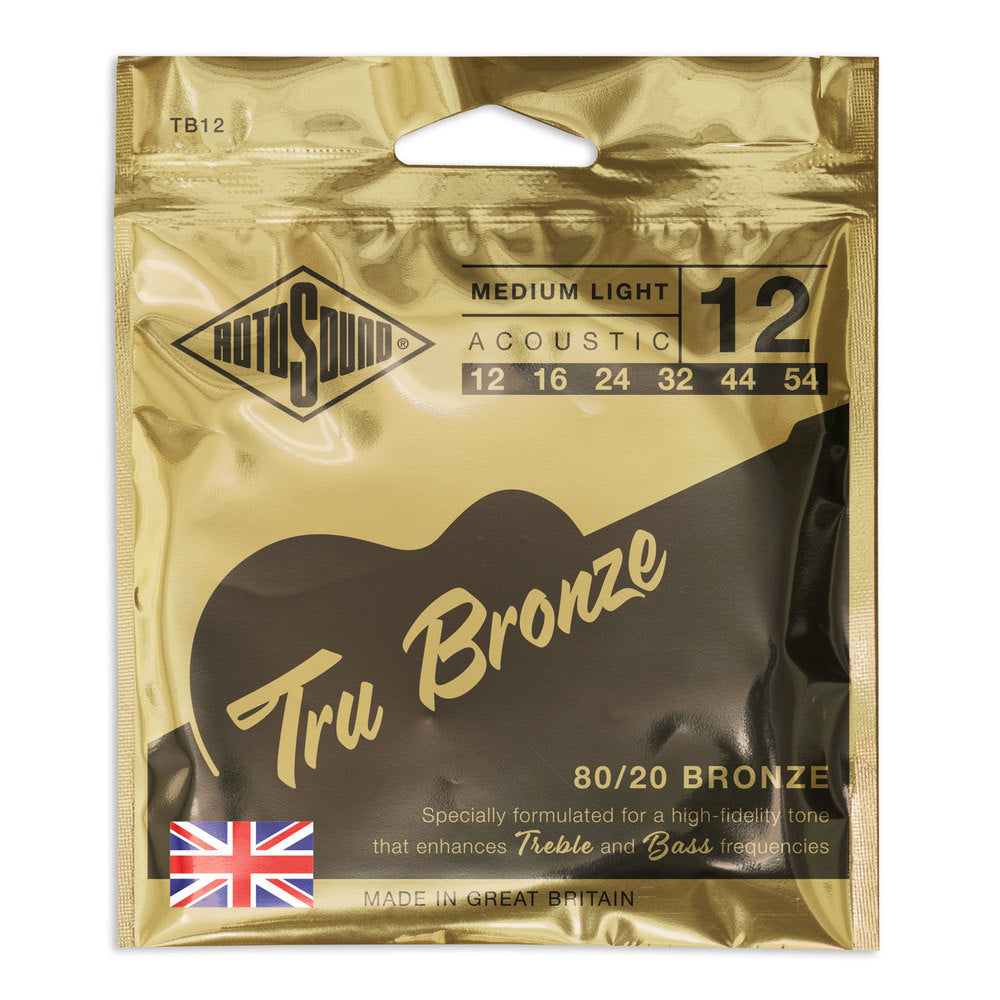 Rotosound Tru Bronze TB12 corde per chitarra western 12-54