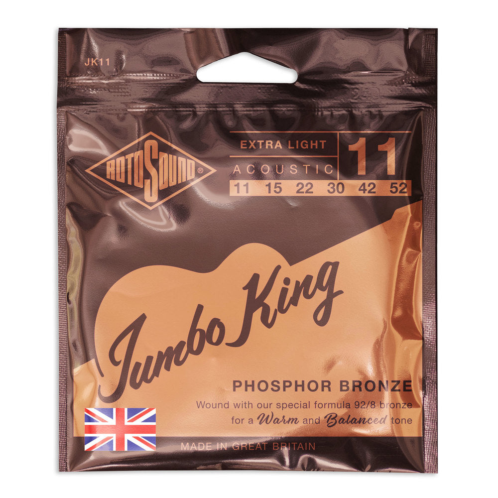 Rotosound Jumbo King JK11 corde per chitarra western 11-52