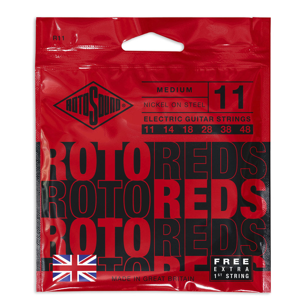 Corde per chitarra elettrica Rotosound Roto Reds R11 11-48