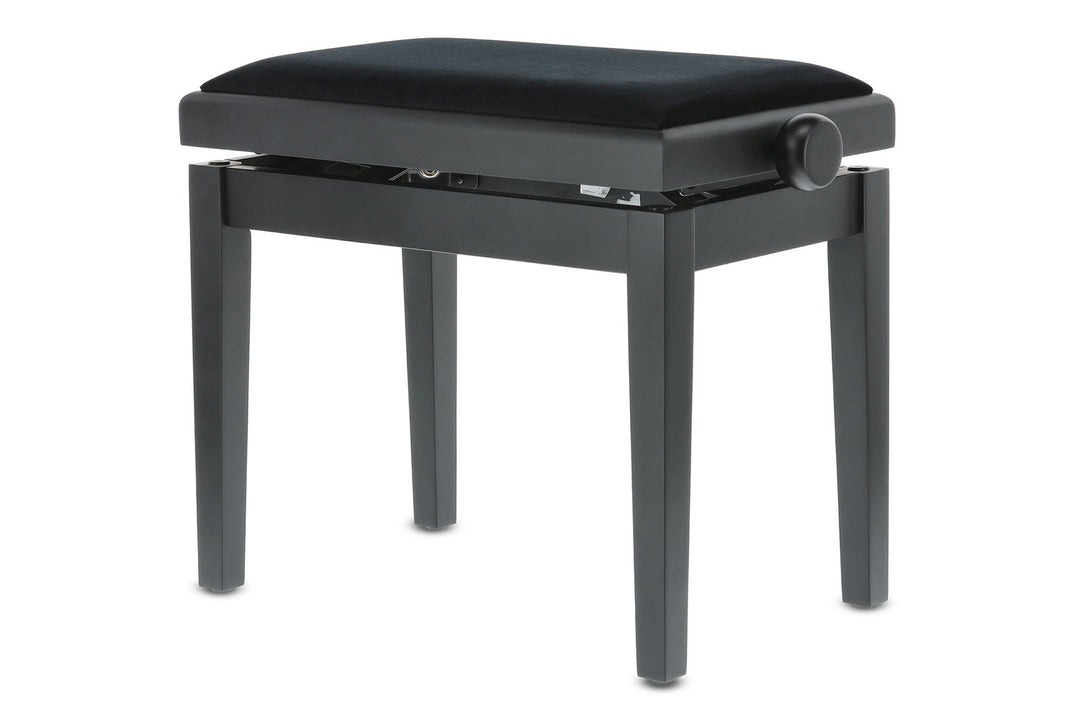 GEWA Panca per pianoforte Deluxe - Black opaco (seduta Black)