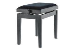 GEWA Panca per pianoforte Deluxe - Black opaco (seduta Black)