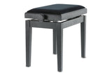 GEWA Piano bench Deluxe - Matt black (Seat black)