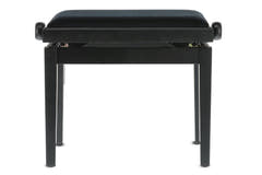 GEWA Panca per pianoforte Deluxe - Black opaco (seduta Black)