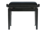 GEWA Piano bench Deluxe - Matt black (Seat black)