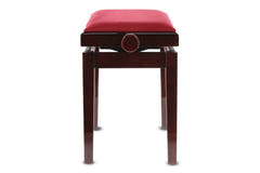 GEWA panca per pianoforte Deluxe - mogano highgloss (seduta rosso Dark)