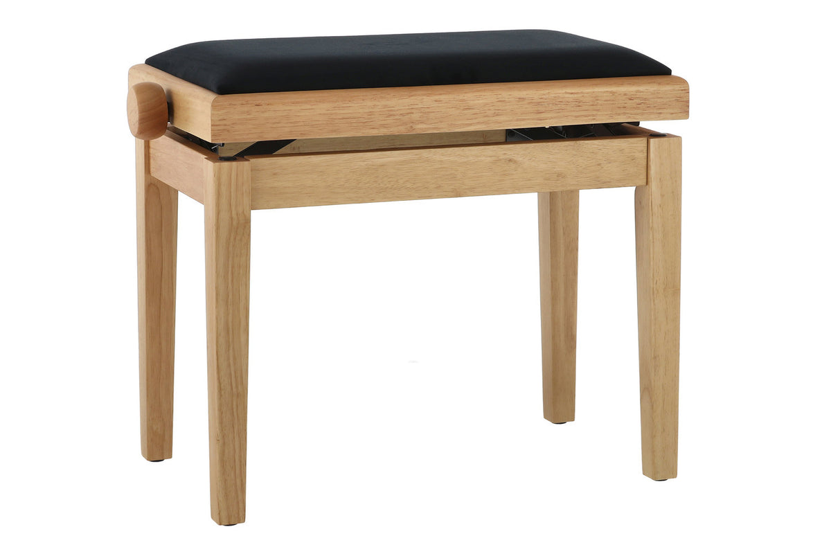 GEWA panca per pianoforte Deluxe - Rovere opaco (seduta Black)
