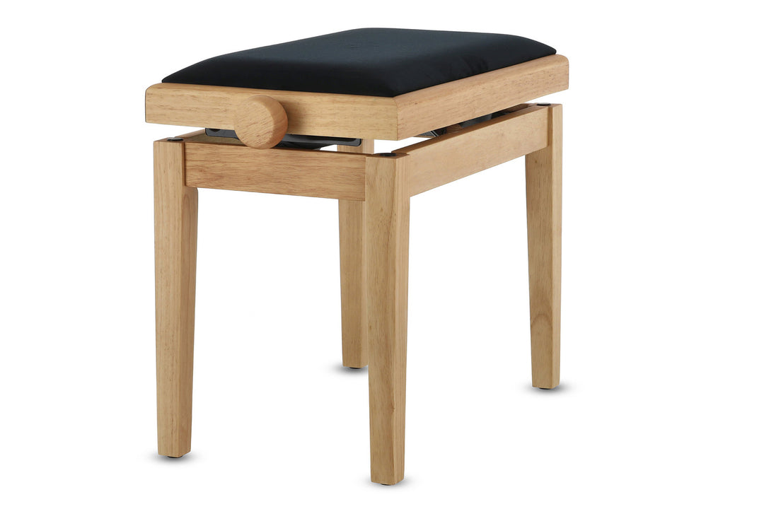GEWA panca per pianoforte Deluxe - Rovere opaco (seduta Black)