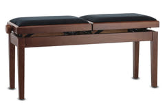GEWA Panca per pianoforte Deluxe Double - Noce opaco