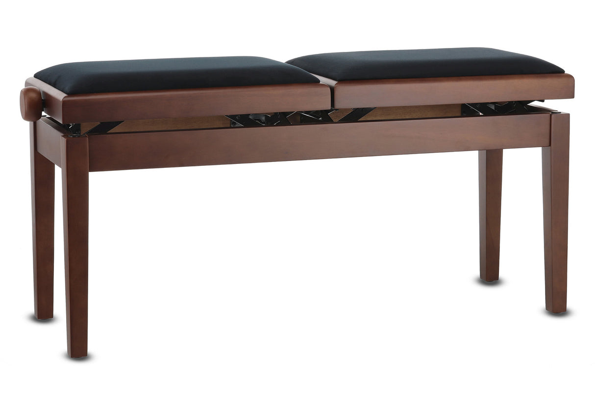 GEWA Piano bench Deluxe Double - Walnut matt