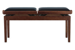 GEWA Panca per pianoforte Deluxe Double - Noce opaco