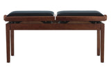 GEWA Piano bench Deluxe Double - Walnut matt