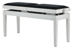 GEWA Panchetto per pianoforte Deluxe Double - White matt