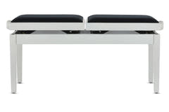 GEWA Panchetto per pianoforte Deluxe Double - White matt