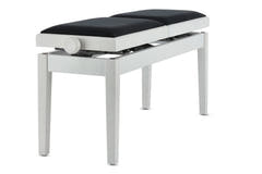 GEWA Panchetto per pianoforte Deluxe Double - White matt