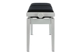 GEWA Piano bench Deluxe Double - White matt