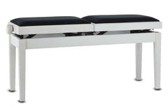 GEWA Panchetto per pianoforte Deluxe Double - White matt