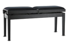 GEWA Panca per pianoforte Deluxe Double - Black opaco