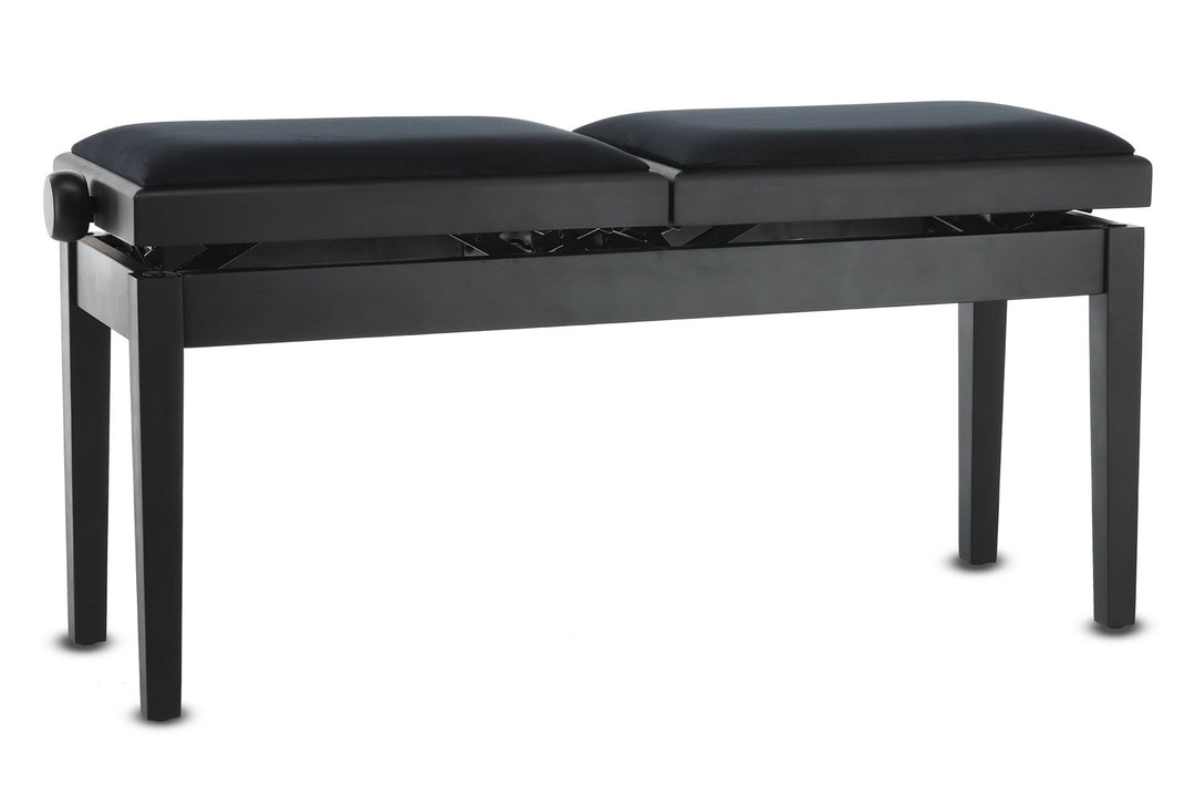 GEWA Panca per pianoforte Deluxe Double - Black opaco