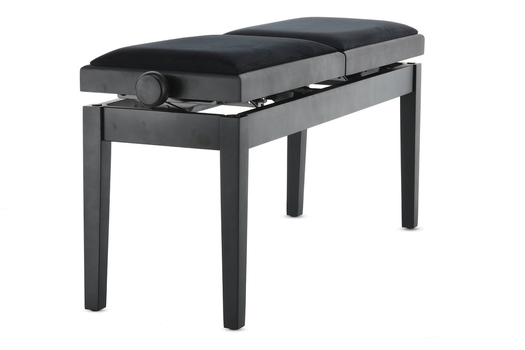 GEWA Panca per pianoforte Deluxe Double - Black opaco