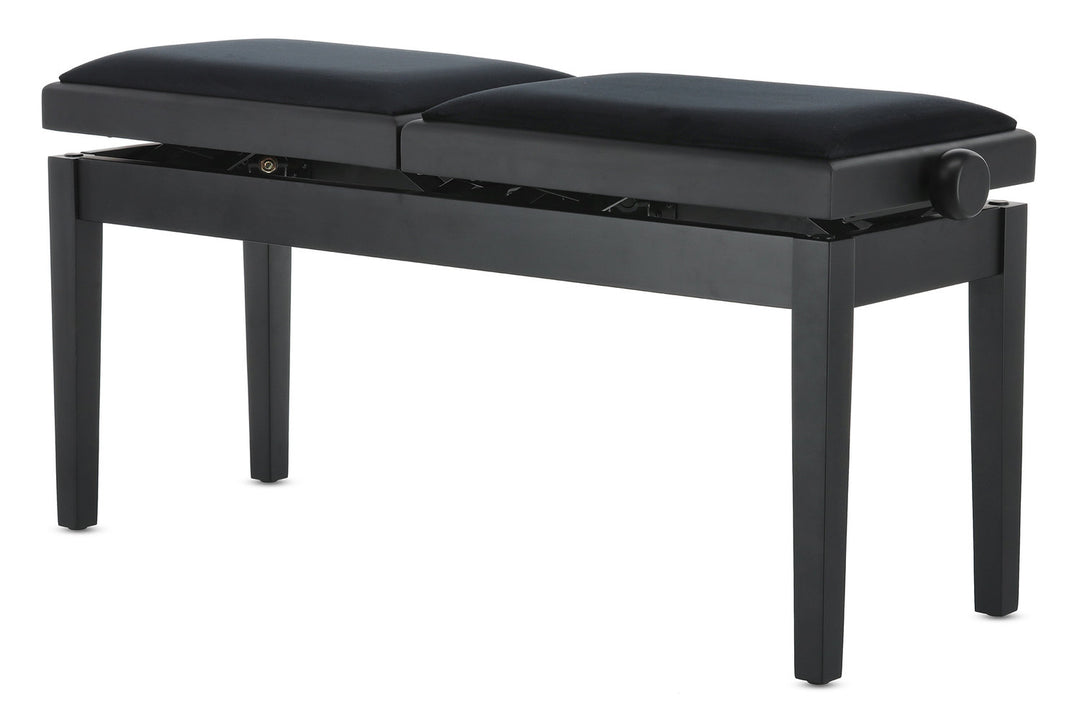 GEWA Panca per pianoforte Deluxe Double - Black opaco