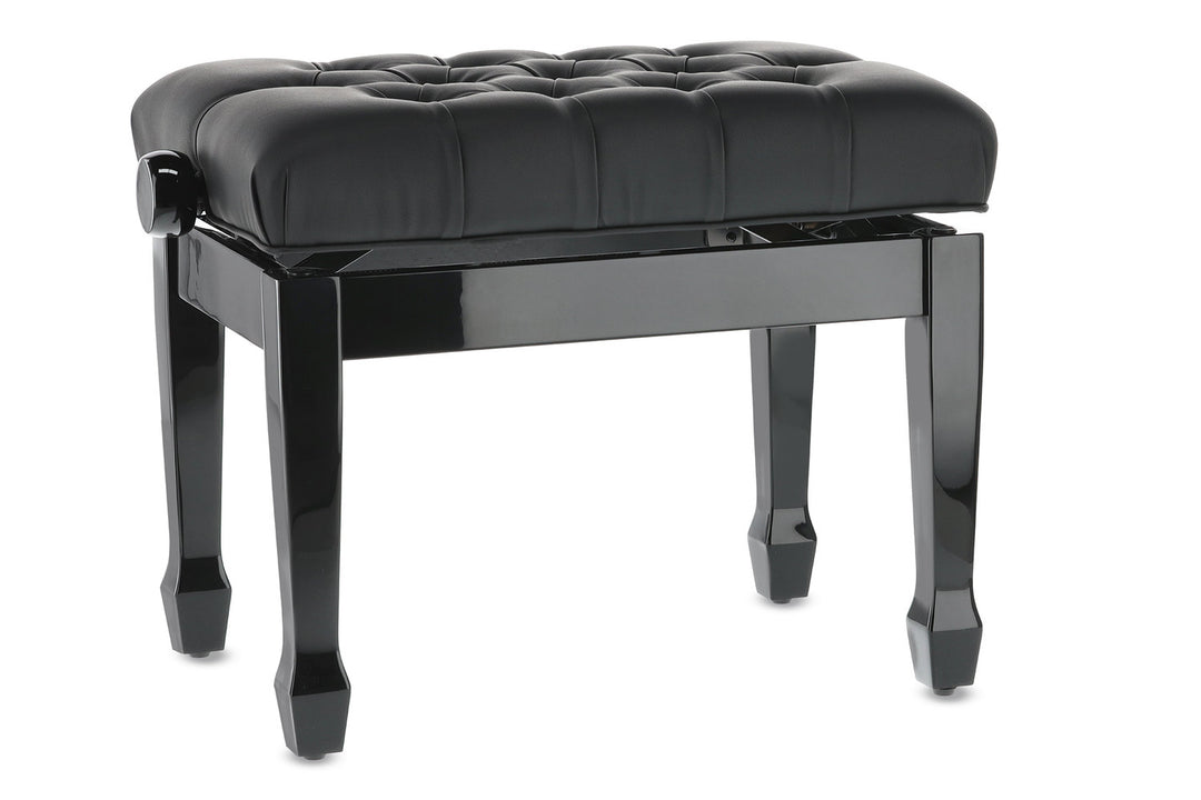 GEWA Piano bench Deluxe XL Black lucido - Black cover