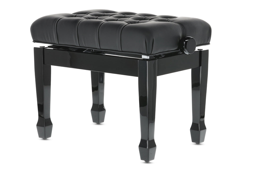 GEWA Piano bench Deluxe XL Black lucido - Black cover