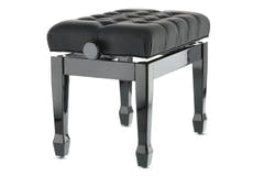GEWA Piano bench Deluxe XL Black lucido - Black cover