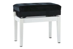 GEWA Panchetto per pianoforte Deluxe Compartment - White opaco