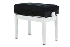 GEWA Panchetto per pianoforte Deluxe Compartment - White opaco