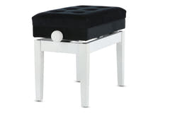 GEWA Panchetto per pianoforte Deluxe Compartment - White opaco