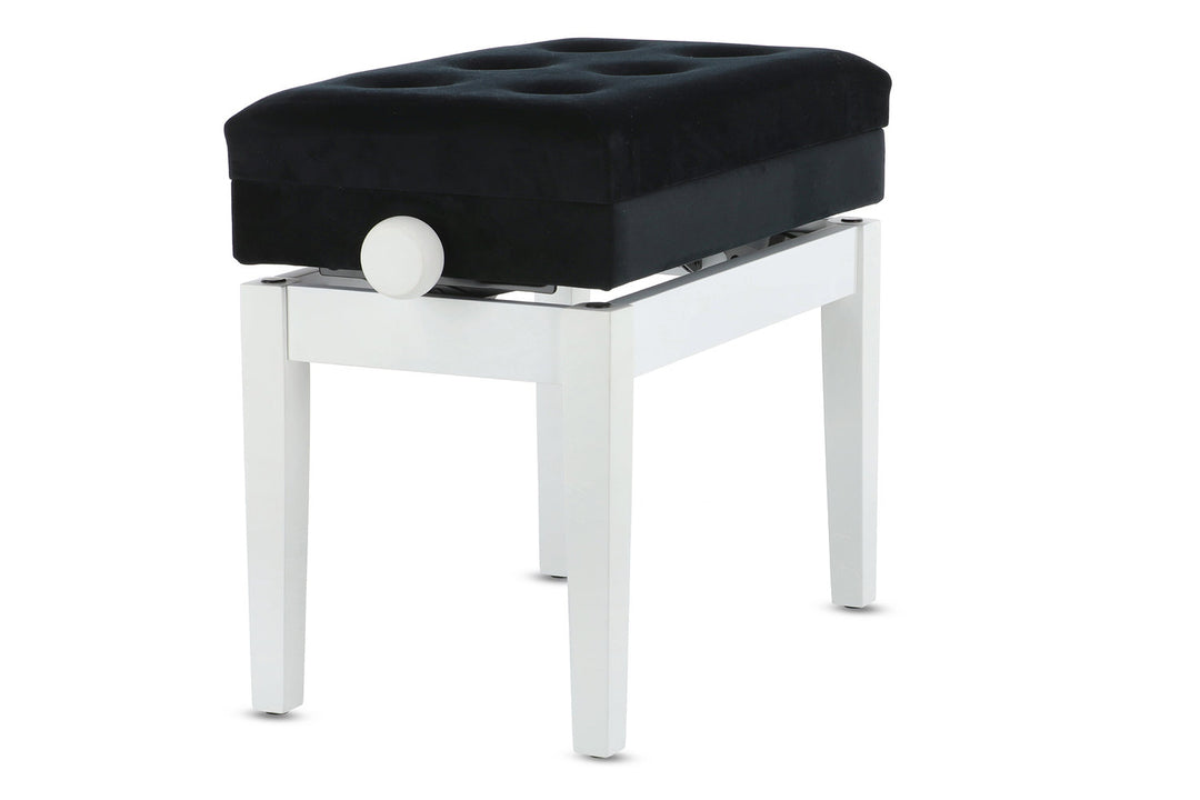 GEWA Panchetto per pianoforte Deluxe Compartment - White opaco