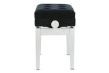 GEWA Piano bench Deluxe Compartment - White matt